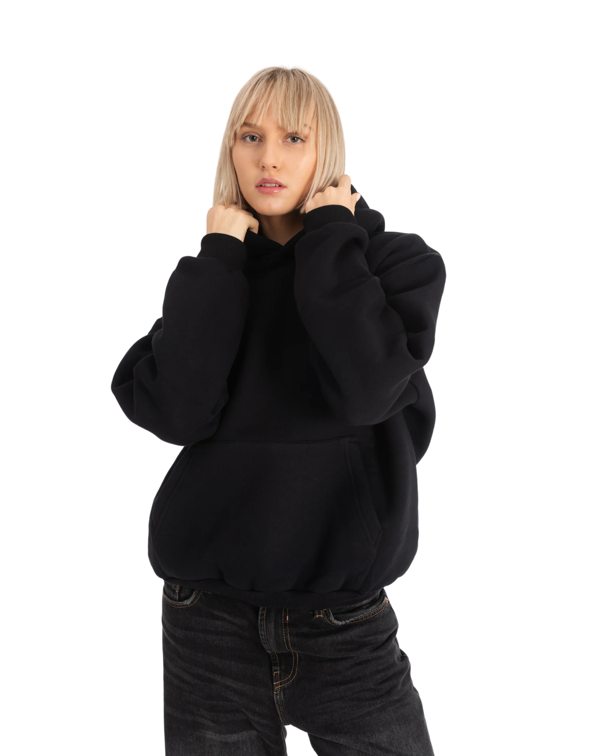 BOXY HOODIE BLACK