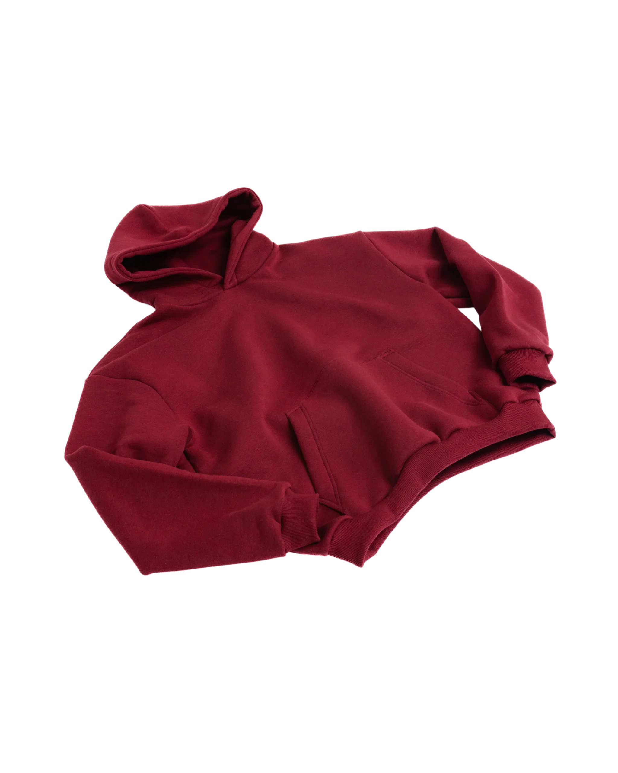 BOXY HOODIE BURGUNDY